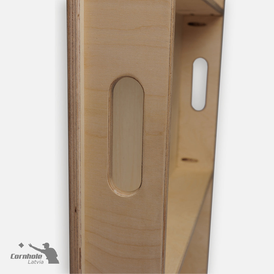 Cornhole Latvia spēles komplekts (15mm) - Ģeometrija